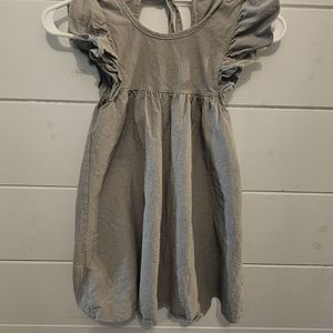 Cute olive green little girl dress.